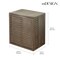 mDesign Bamboo Wood Foldable Laundry Basket Storage Organizer